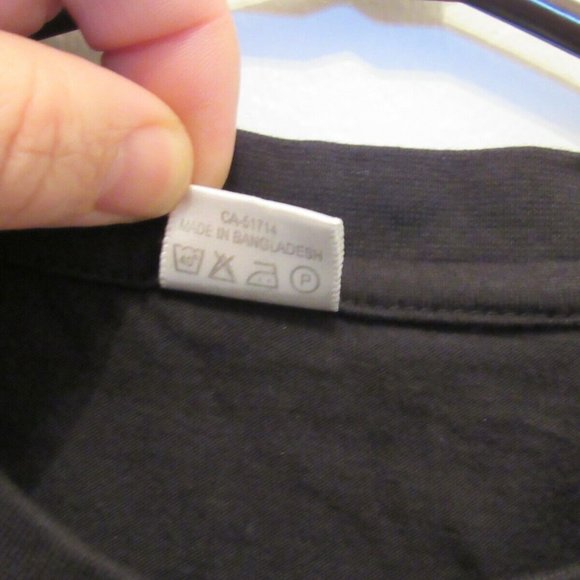 Coldplay T-Shirts Lot of 2 Viva La Vida 2009 Tour Blurred Man Black Size Medium - Picture 8 of 11